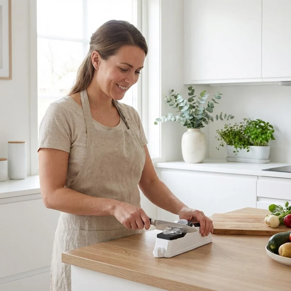 Easy Electric Knife Sharpener Quick One Touch