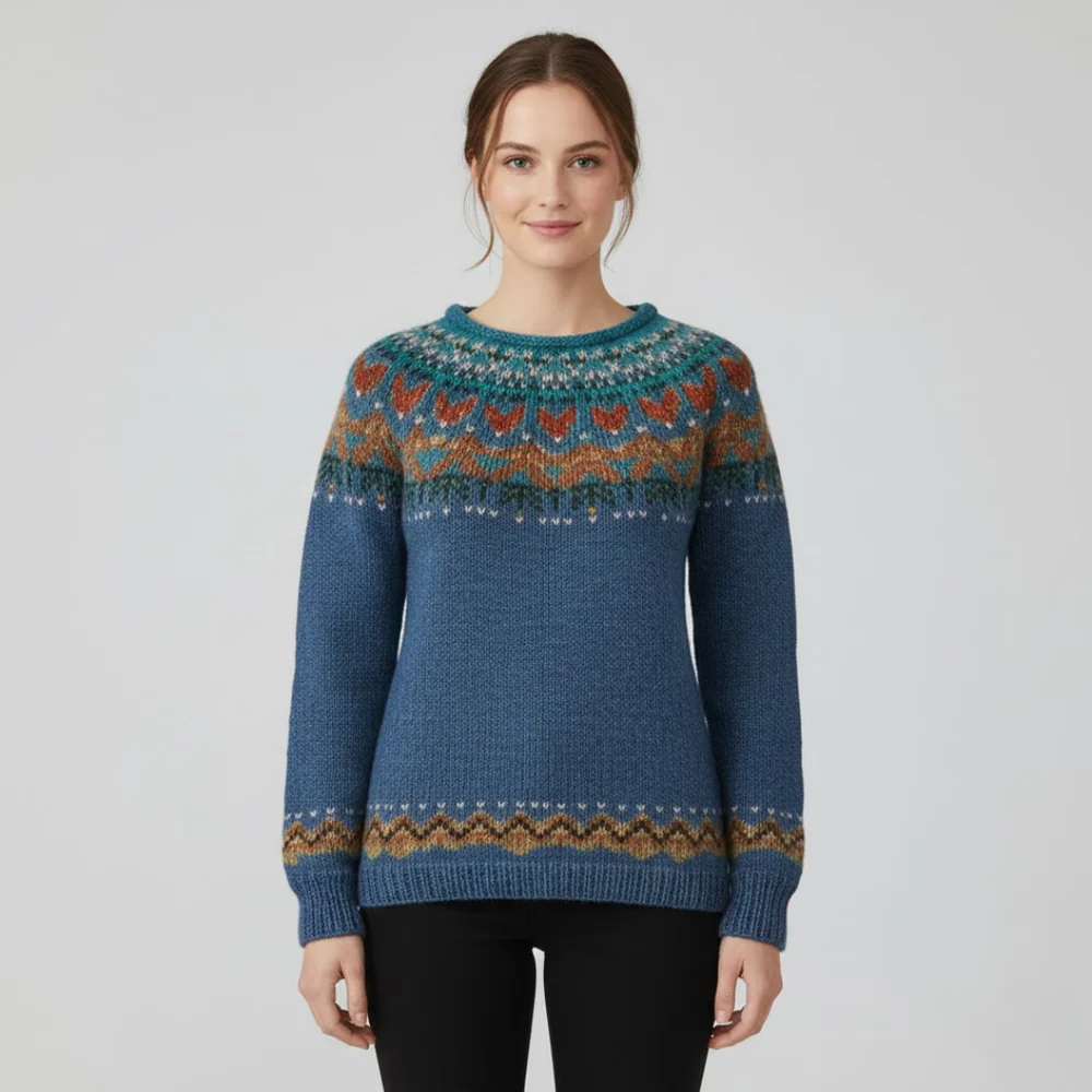 Classic Cozy Crew Neck Women's Sweater