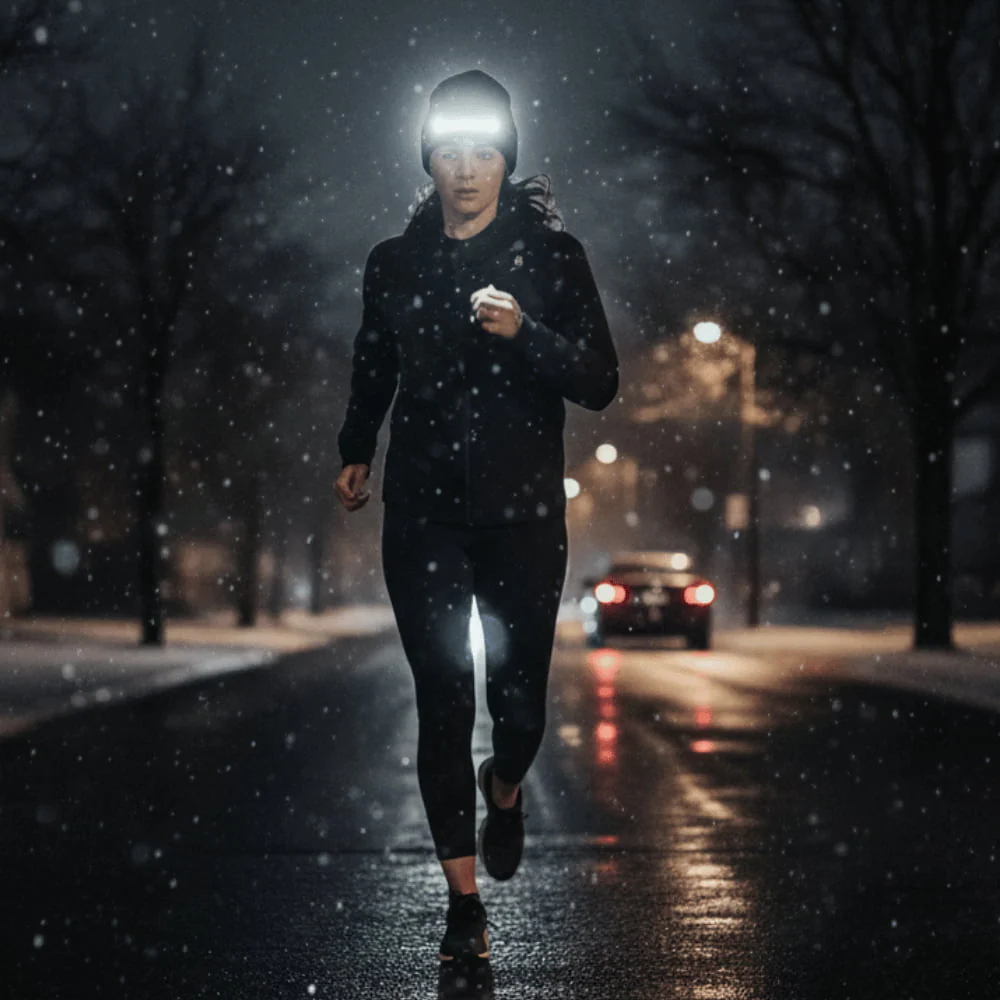 Wireless Beanie Headlamp with Bluetooth Music