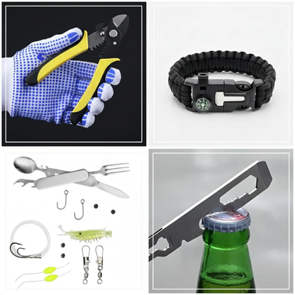 Essential Survival Emergency Kit Outdoor Gear Set