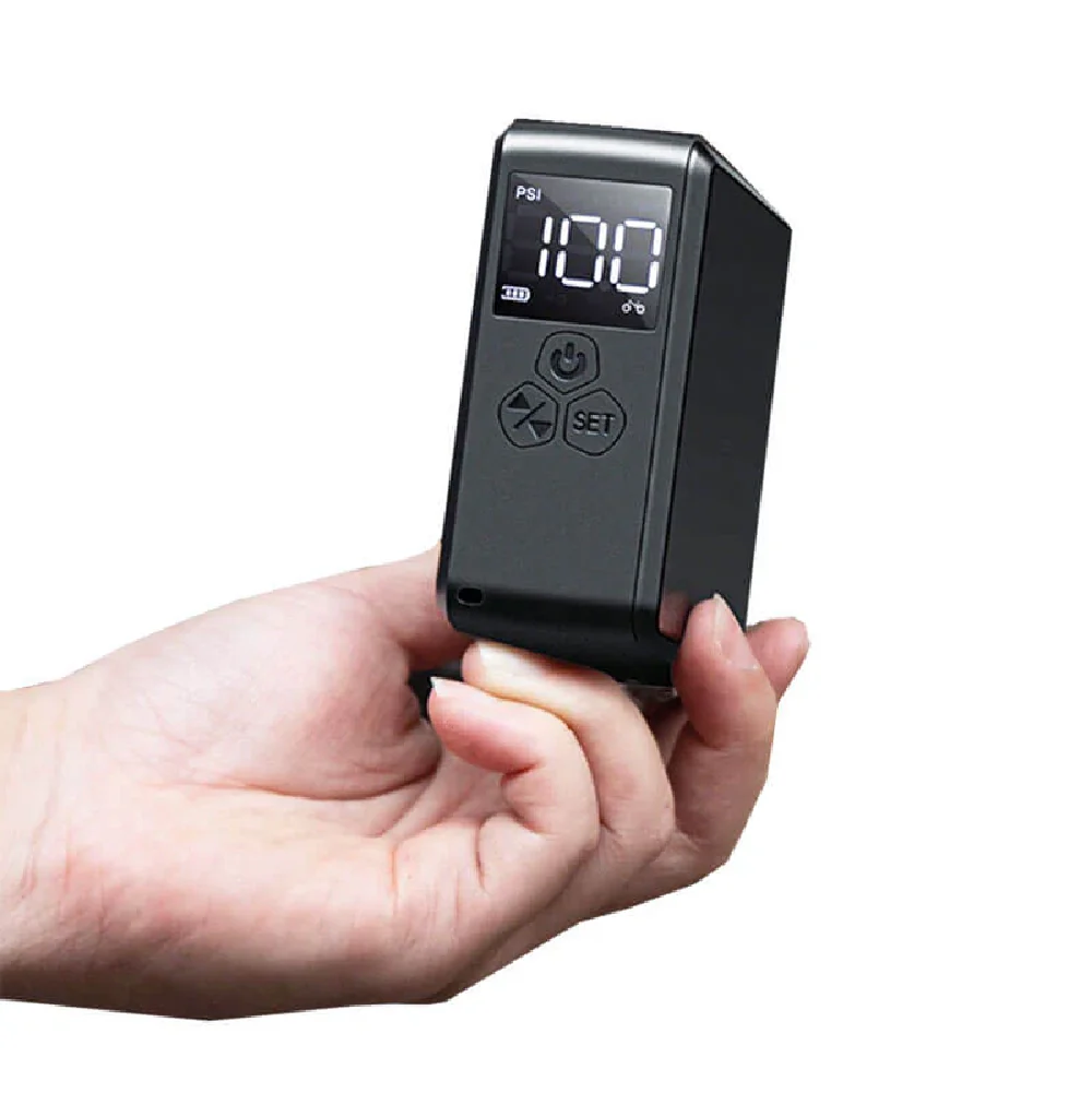 Compact Portable Air Compressor with LCD and USB Charging
