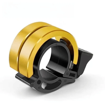 Small Slim Cycling Bell, Sleek Aluminum Finish