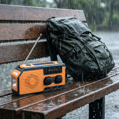 Portable Solar Powered Emergency Radio Kit