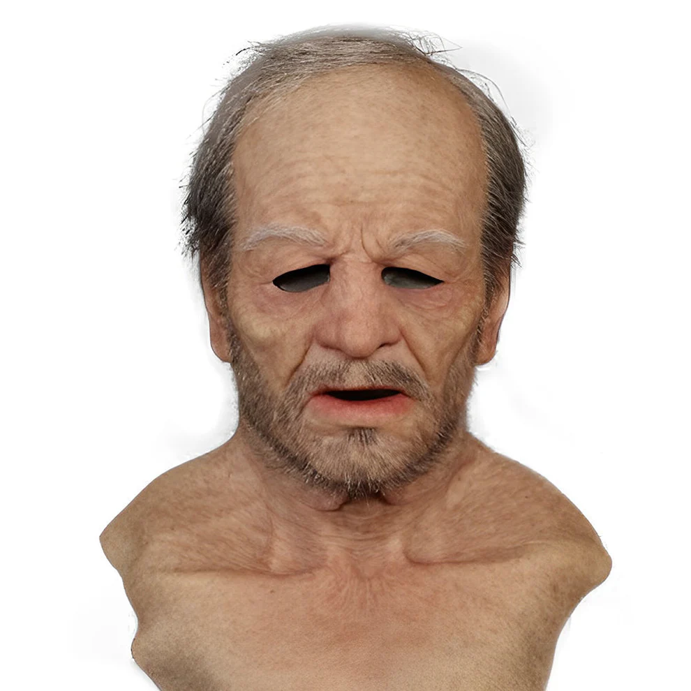 Realistic Latex Face Mask Costume Accessory