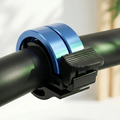 Small Slim Cycling Bell, Sleek Aluminum Finish