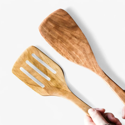 Natural Wood Cooking Utensil Set