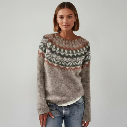 Classic Cozy Crew Neck Women's Sweater