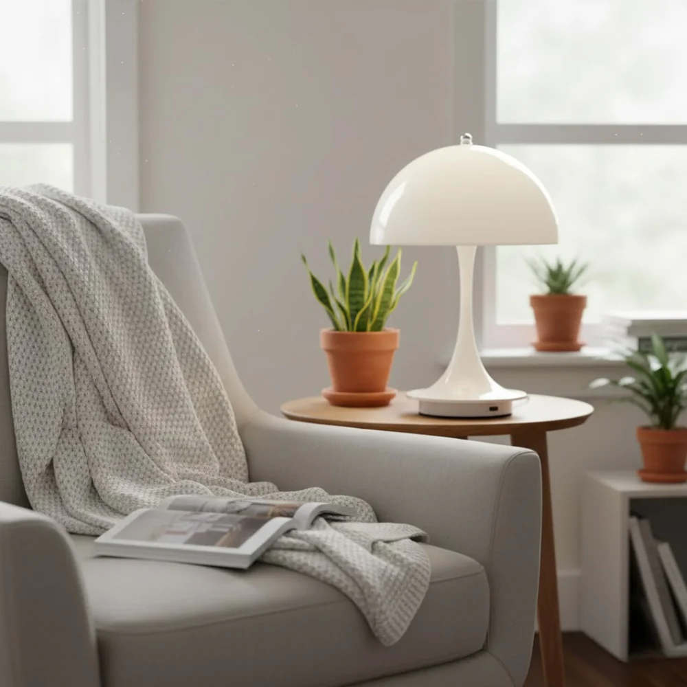 Contemporary Slim Wireless Table Lamp