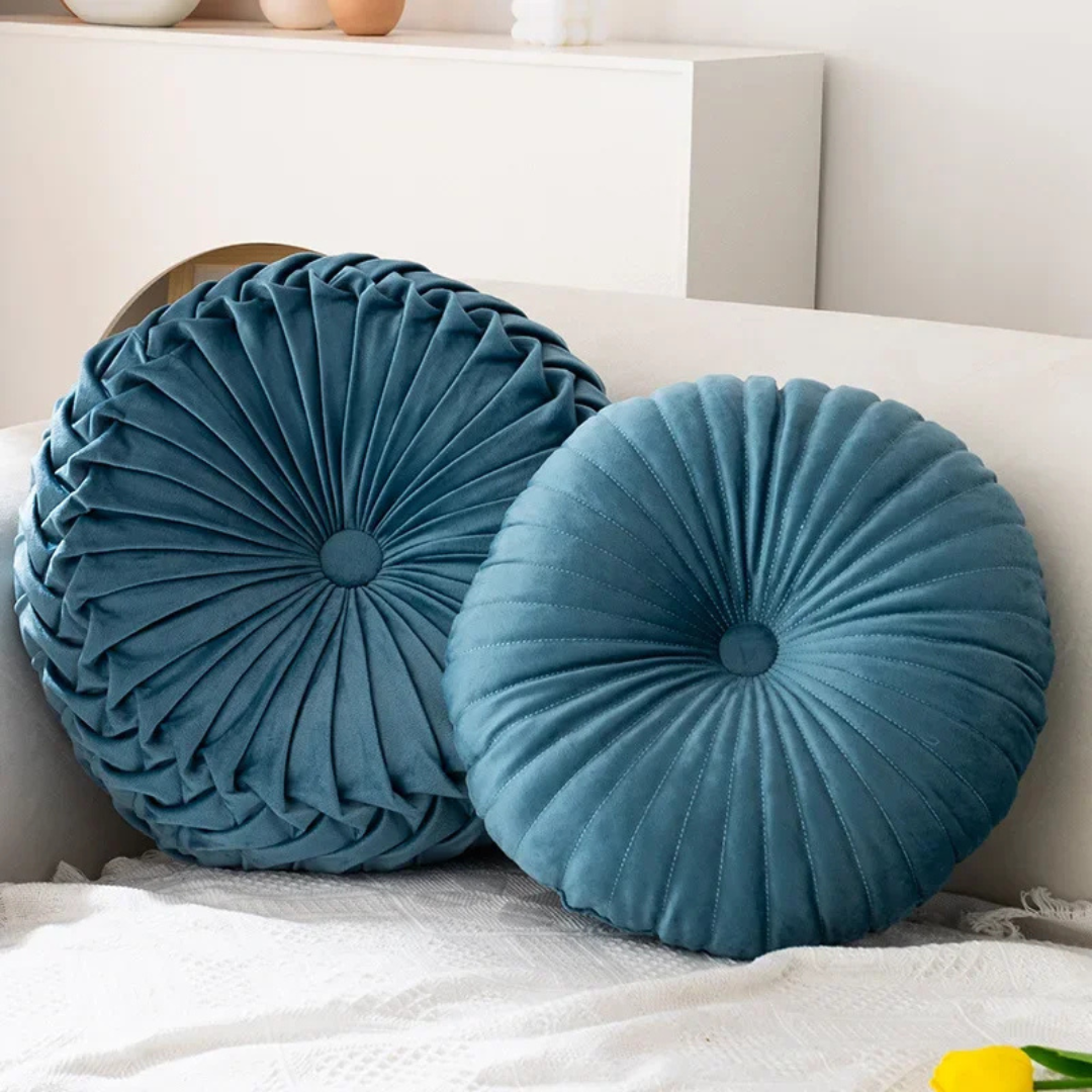 Fiora Decorative Cushion - Plush Polyester, Stylish Throw Pillow for Couch