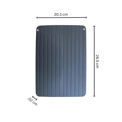 Fiora Meat Defrosting Tray - Aluminum Non-Stick, Portable Thawing Solution