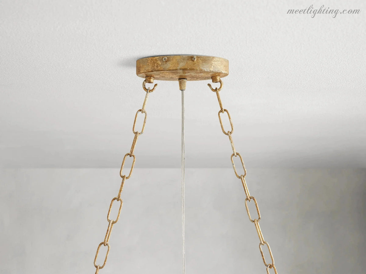 Crystal Branch Chandelier 8-10 Light Linear Fixture for Dining Room Gold Silver Bronze Finish