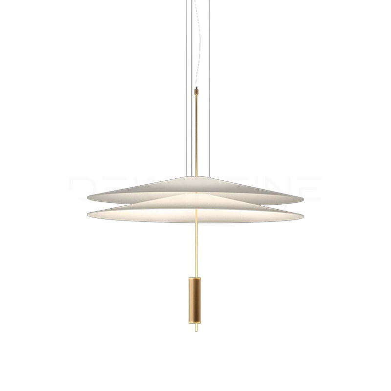 Modern LED Ceiling Fixture 26 Inch White Acrylic Adjustable Height for Kitchen Dining Bedroom Entryway Overhead Lighting Fixture