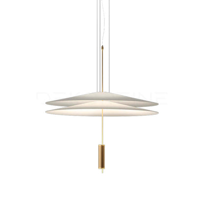 Modern LED Ceiling Fixture 26 Inch White Acrylic Adjustable Height for Kitchen Dining Bedroom Entryway Overhead Lighting Fixture