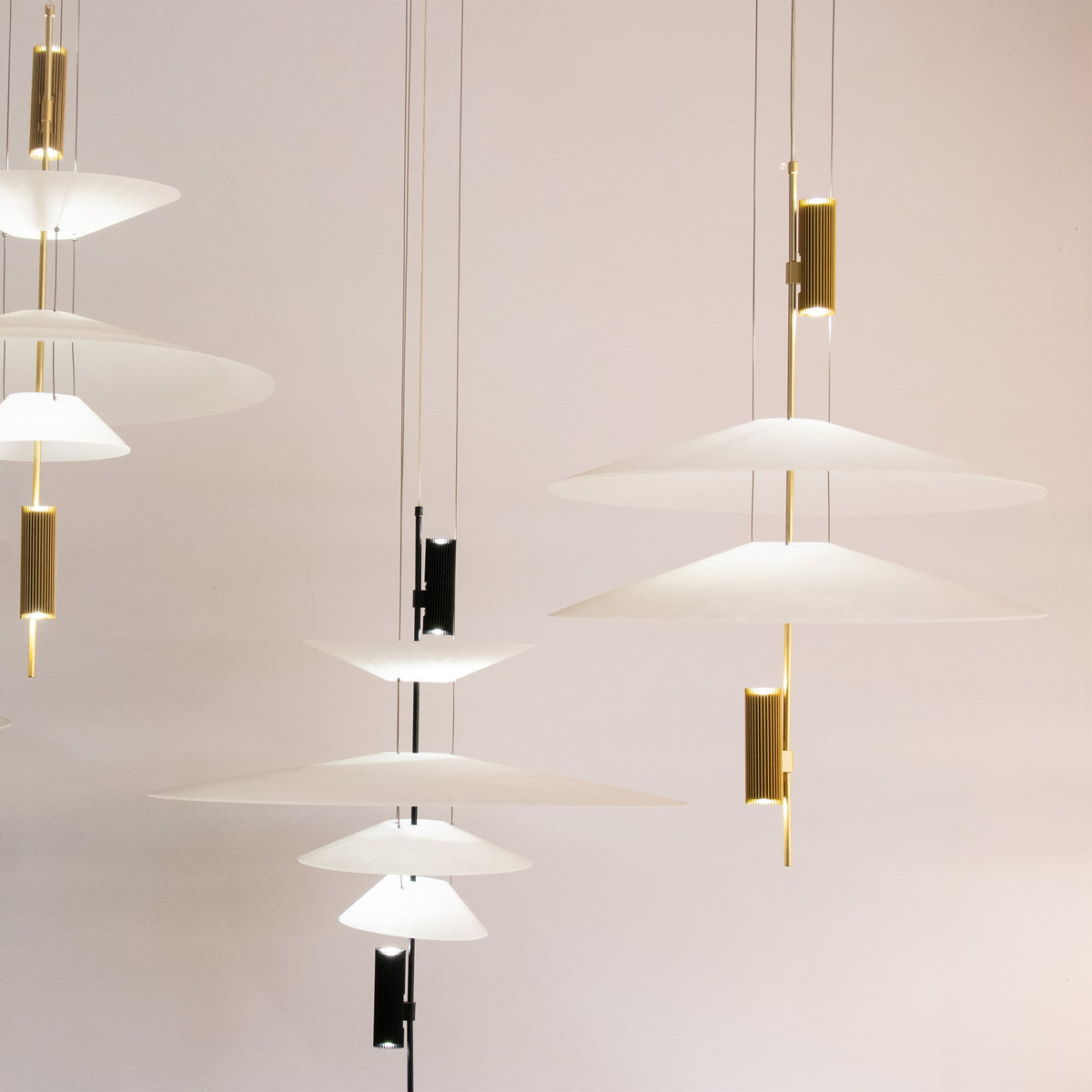 Modern LED Ceiling Fixture 26 Inch White Acrylic Adjustable Height for Kitchen Dining Bedroom Entryway Overhead Lighting Fixture