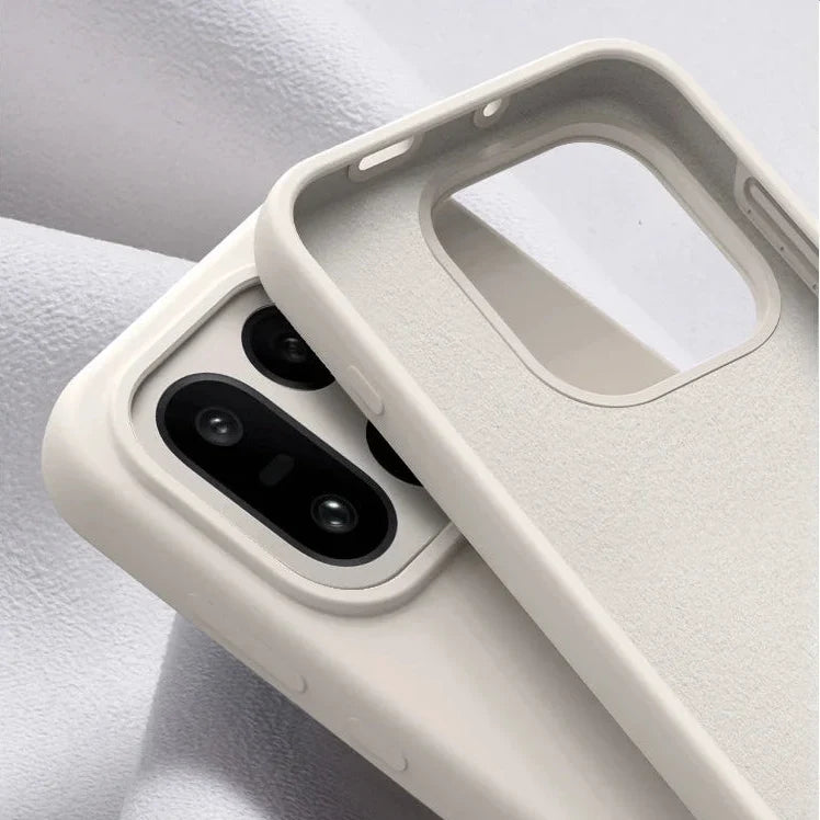Soft-Touch Silicone Phone Case with Camera Protection for Android Models – Shock-Absorbing Cover with Raised Edges & Fingerprint-Resistant