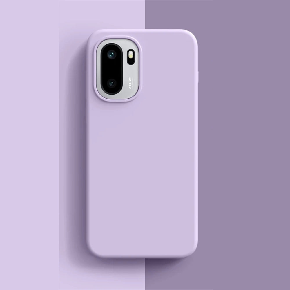 Soft-Touch Silicone Phone Case with Camera Protection for Android Models – Shock-Absorbing Cover with Raised Edges & Fingerprint-Resistant
