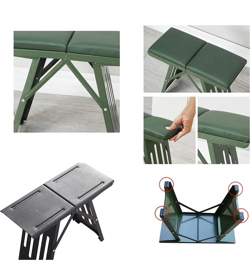FlexSeat | Lightweight Folding Chair with Adjustable Back Support | Perfect for Camping and Outdoor Activities
