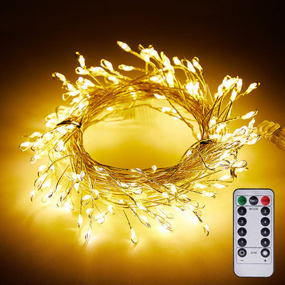 FlexiGlow | Outdoor String Lights with Remote Control & Flexible Design | Create Enchanting Ambiance for Parties and Events