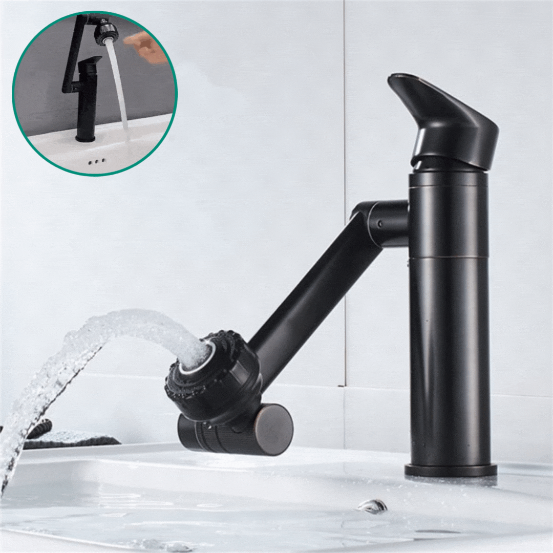 Flexible 360° Faucet Attachment with Integrated Spray Function for Effortless Cleaning