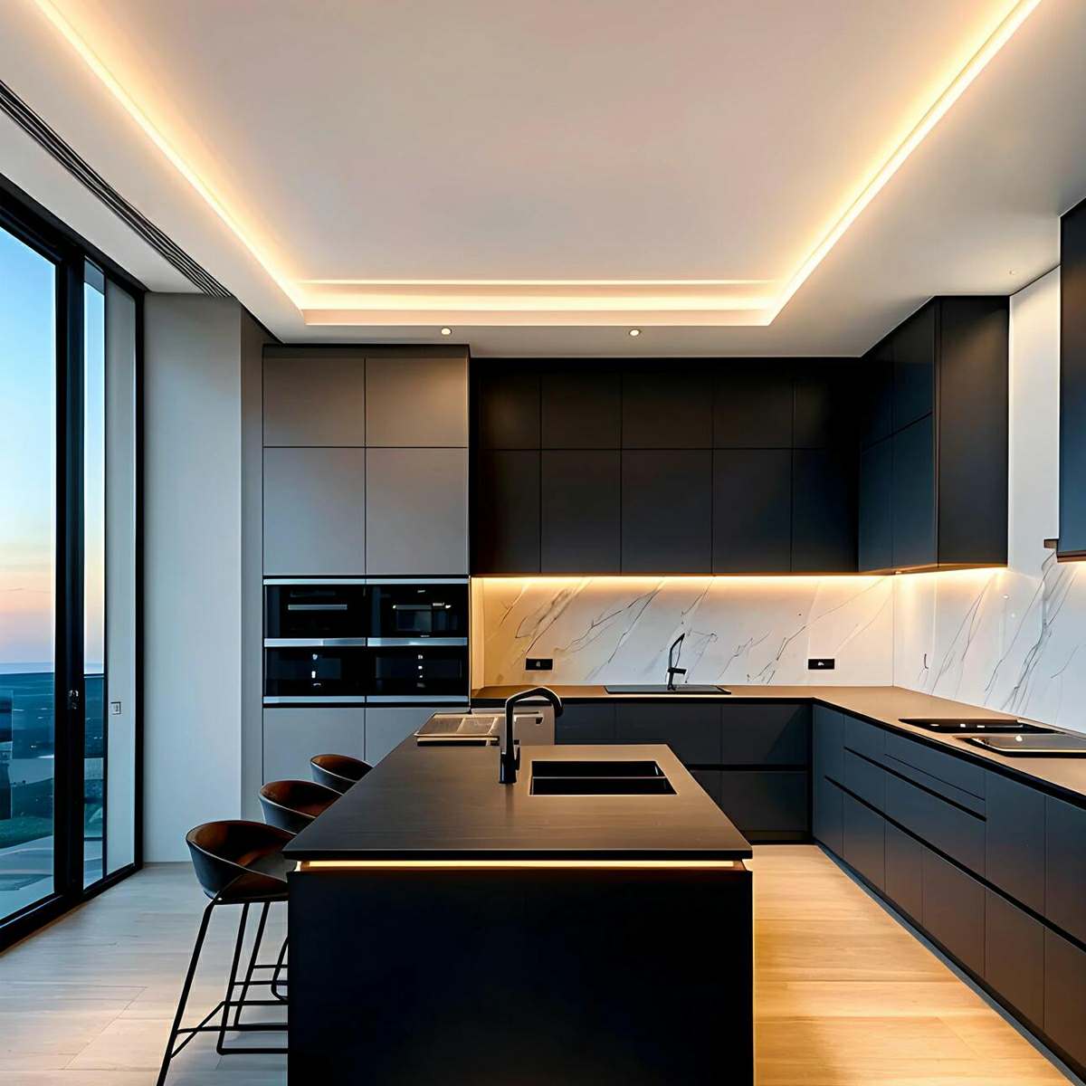 Flexible LED Strip Light | 24V Waterproof Design with Recessed Installation | Ideal for Outdoor Illumination