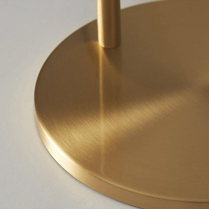 Arching Brass Spotlight Lamp with Adjustable LED Temperature 51 in Tall for Modern Homes Offices and Art Spaces