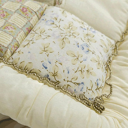 Flora Sofa Cover - Microfiber Blend, Cozy Floral Design
