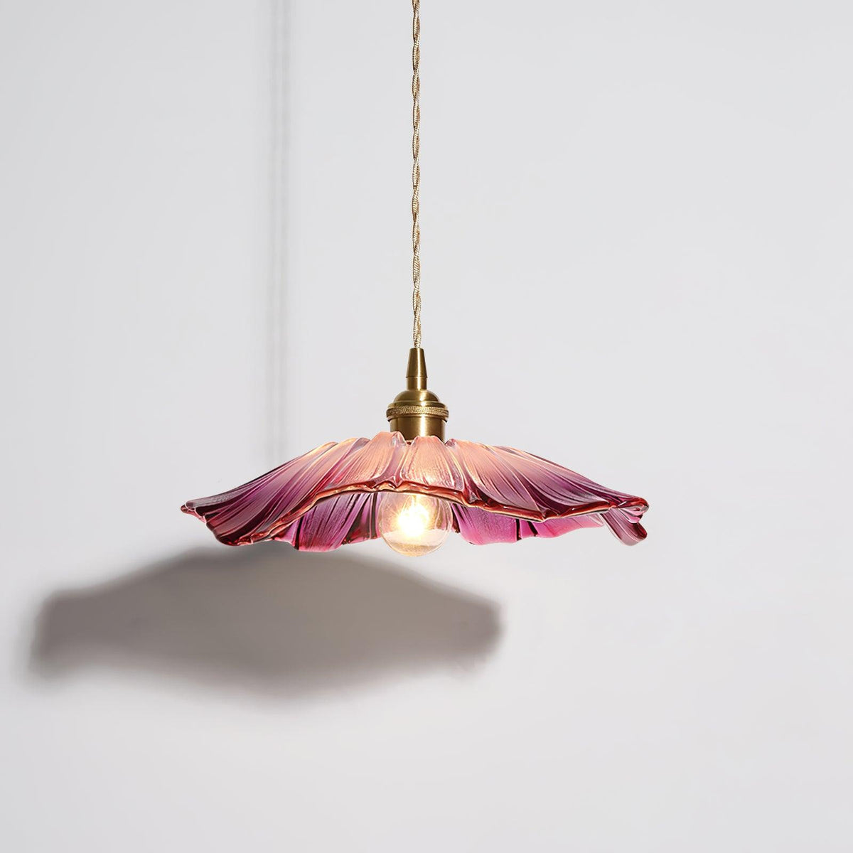 Glass Pendant Light 11 Inch Dome Shade Adjustable Hanging Fixture for Kitchen Island Dining Room Table Vintage Style Ceiling Lamp E26 Socket