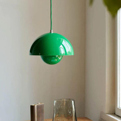 Geometric Aluminum Hanging Fixture 9 Inch Matte Modern Overhead Illumination for Kitchen Dining Room Entry
