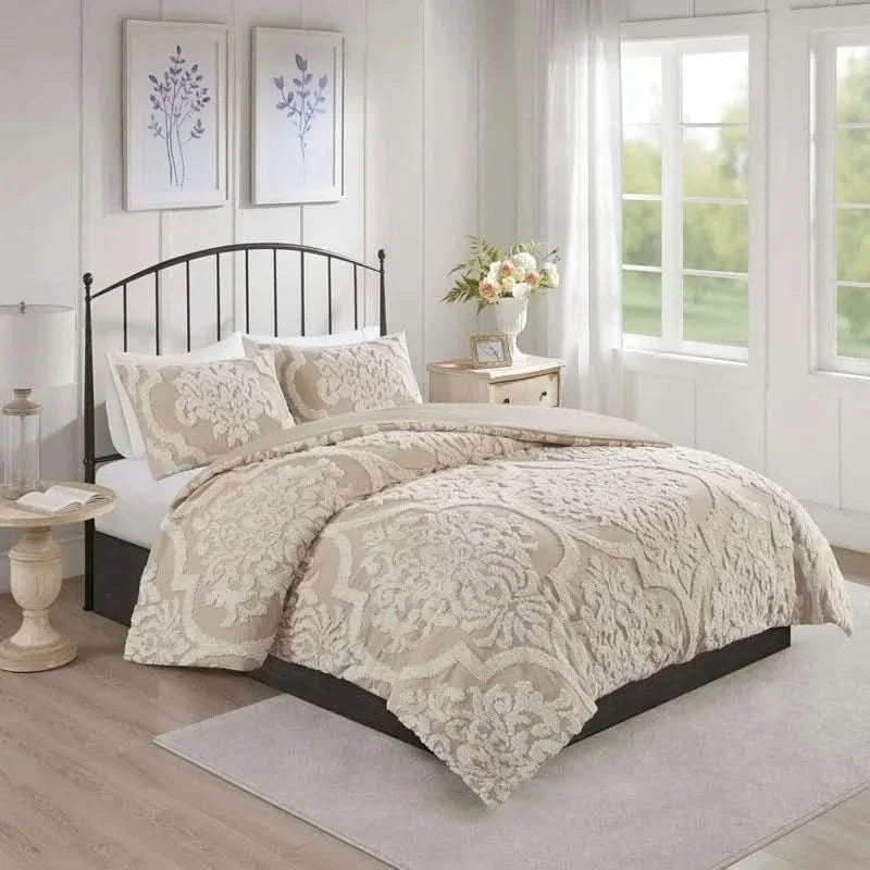 Ortekor Flusha | Cotton Bedding Set with Soft Texture & Breathable Design | Year-Round Comfort for Luxurious Sleep