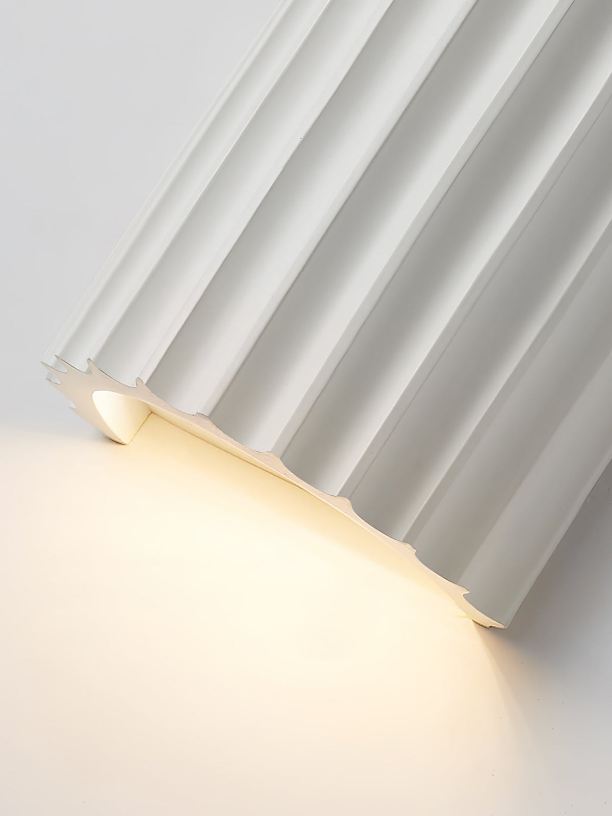 Textured Resin Sconce 5.5 in Bidirectional LED Fixture White Gray Green Orange for Hallway Bedroom Entryway Modern Ambient Wall Lighting G9