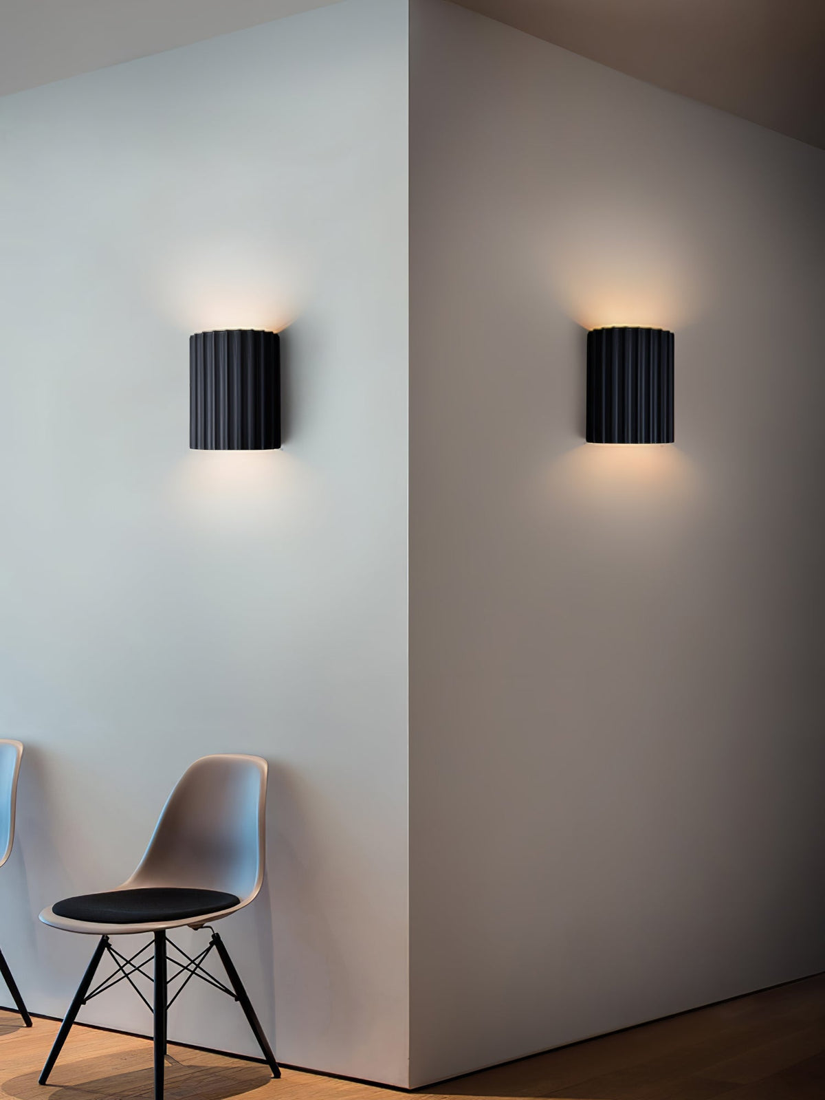 Textured Resin Sconce 5.5 in Bidirectional LED Fixture White Gray Green Orange for Hallway Bedroom Entryway Modern Ambient Wall Lighting G9