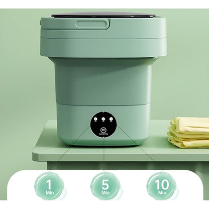 FoldaBowlifte Mini Washing Machine with Dryer | Compact & Portable Solution for Quick Laundry