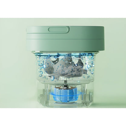 FoldaBowlifte Mini Washing Machine with Dryer | Compact & Portable Solution for Quick Laundry