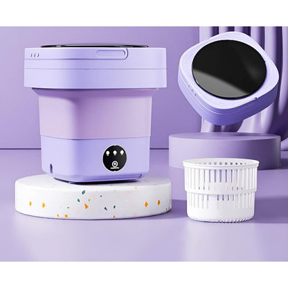 FoldaBowlifte Mini Washing Machine with Dryer | Compact & Portable Solution for Quick Laundry
