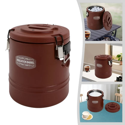 Insulated Food Container | Thermal Hot Cold Storage Bucket with 15L Capacity for Meal Prep