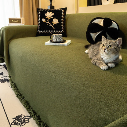 Talon Waterproof Sofa Cover - Plush, Scratch-Resistant Protection for Pets