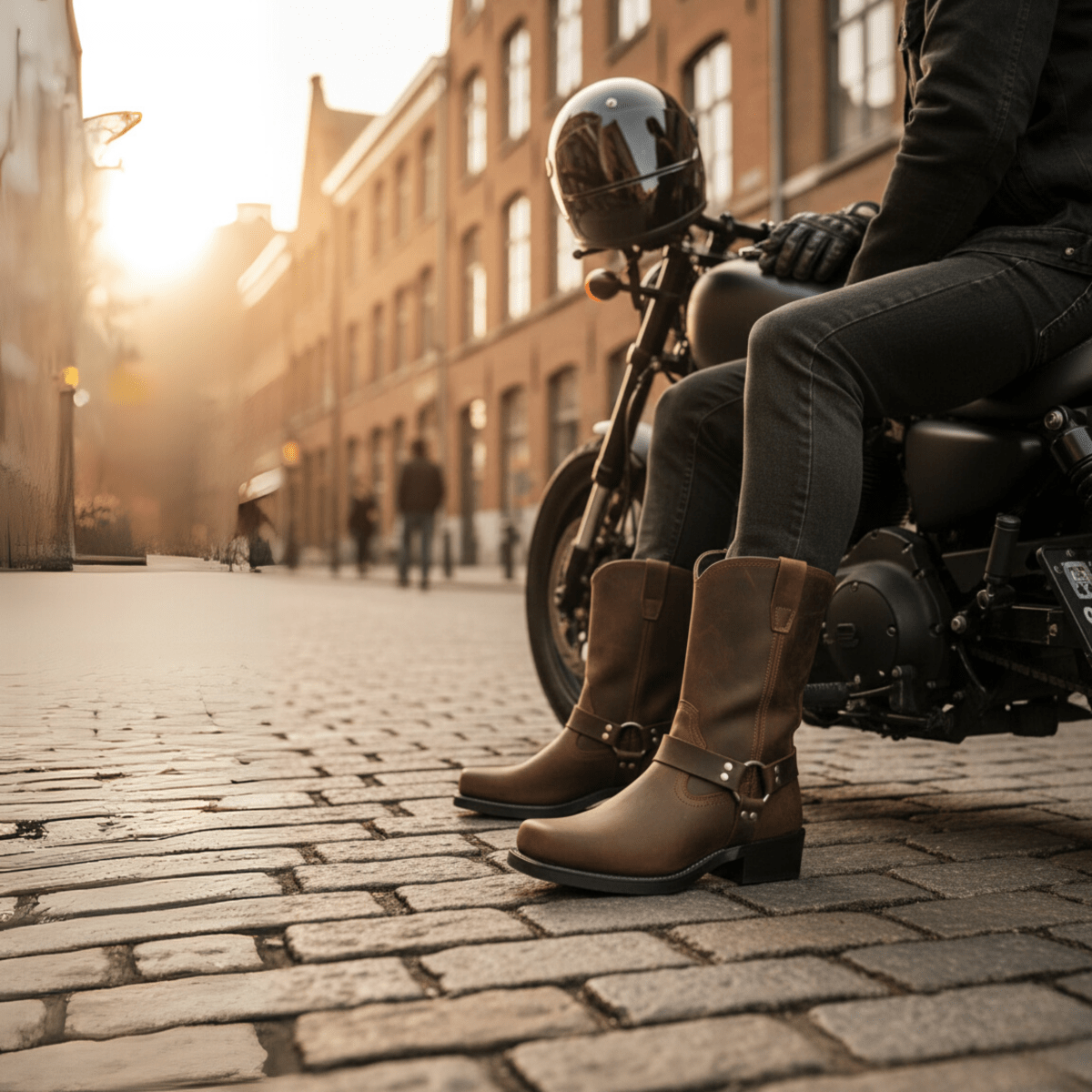 IRONVAULT – Waterproof Harness Boots Durable Outdoor Footwear