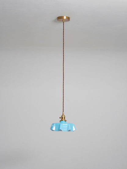 Hanging Ceiling Light Fixture Textured Dome Shade White Beige Pink Blue for Kitchen Island Dining Room Adjustable Height Indoor Pendant Lamp