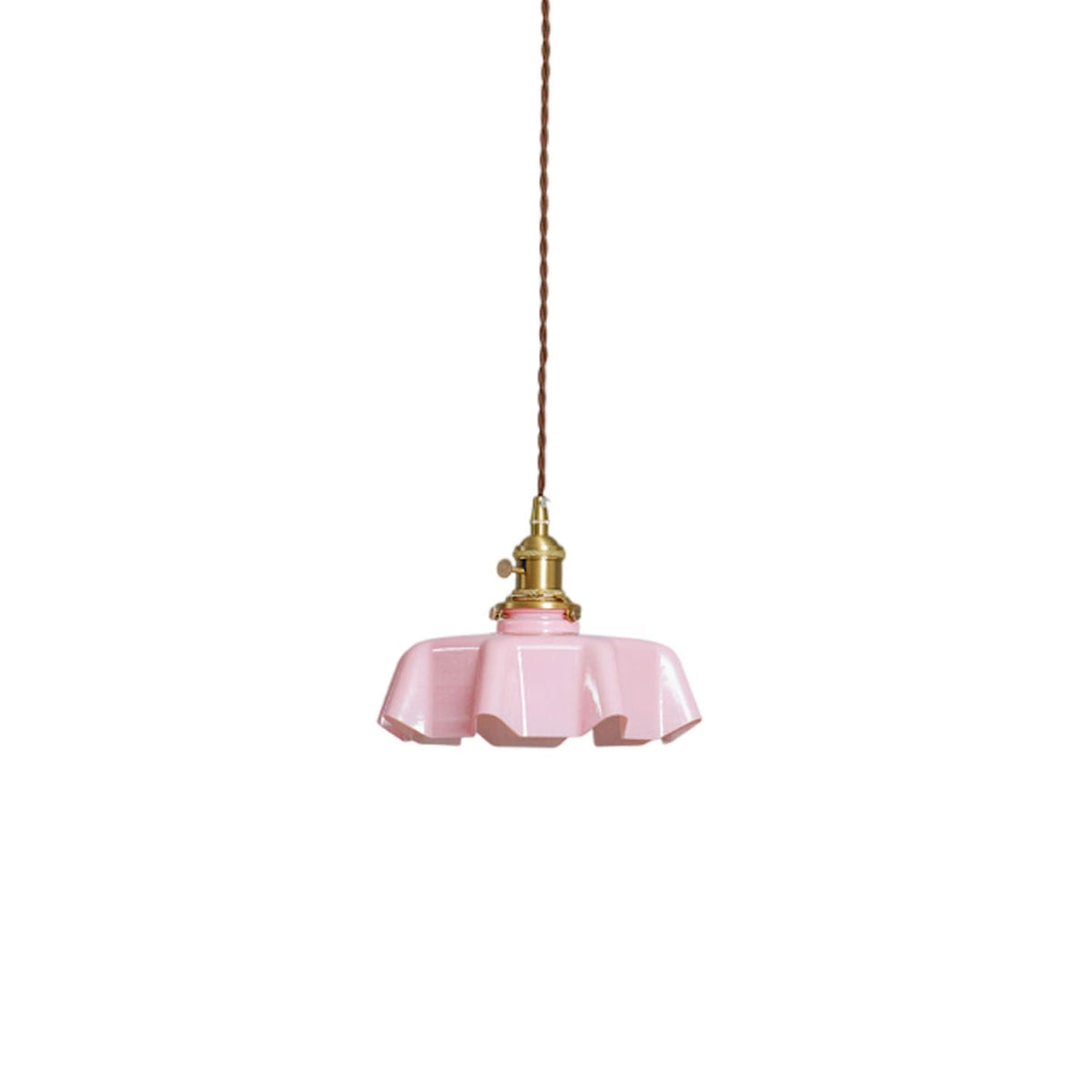 Hanging Ceiling Light Fixture Textured Dome Shade White Beige Pink Blue for Kitchen Island Dining Room Adjustable Height Indoor Pendant Lamp