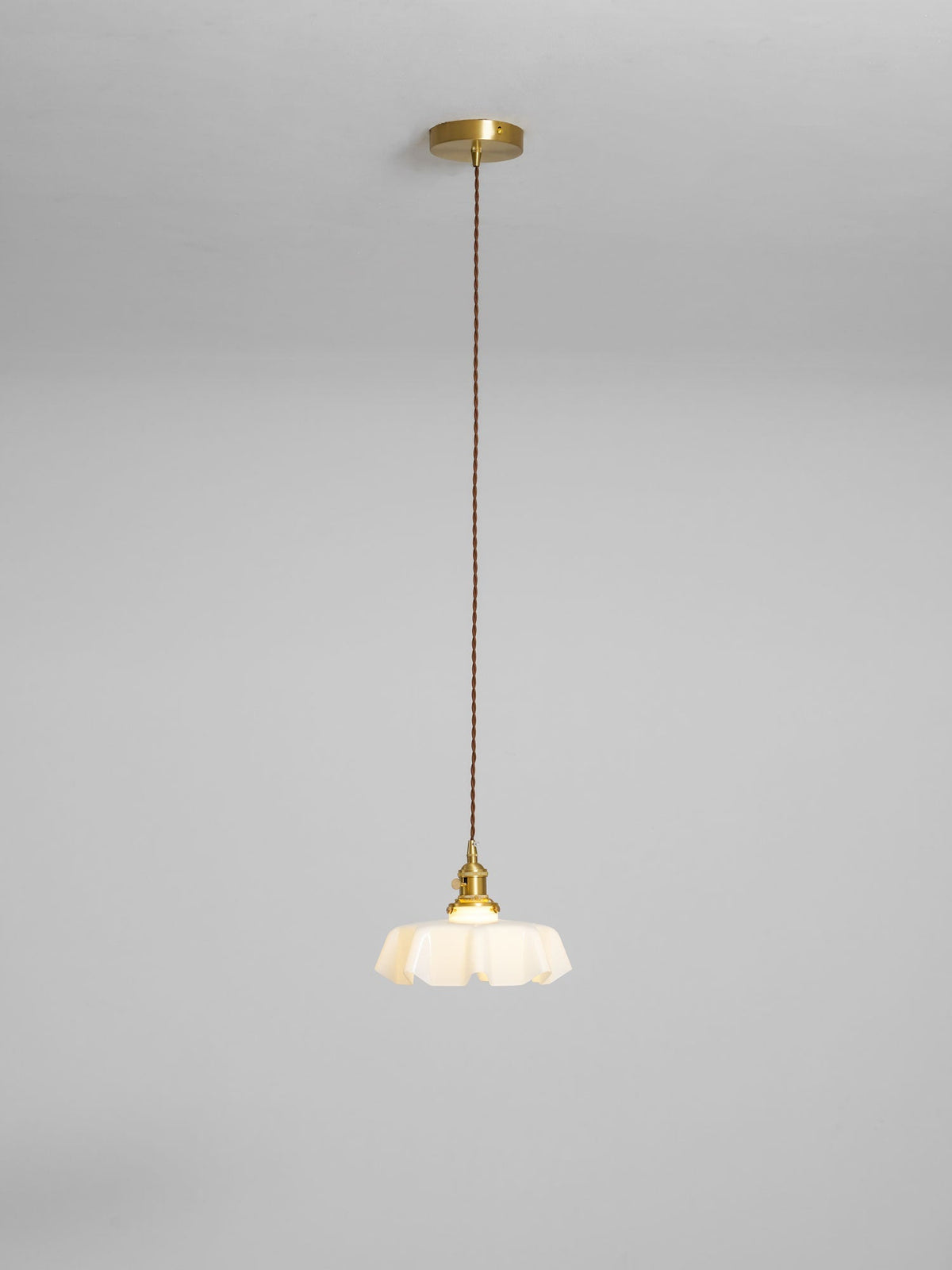 Hanging Ceiling Light Fixture Textured Dome Shade White Beige Pink Blue for Kitchen Island Dining Room Adjustable Height Indoor Pendant Lamp