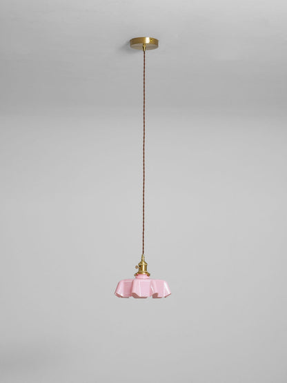 Hanging Ceiling Light Fixture Textured Dome Shade White Beige Pink Blue for Kitchen Island Dining Room Adjustable Height Indoor Pendant Lamp