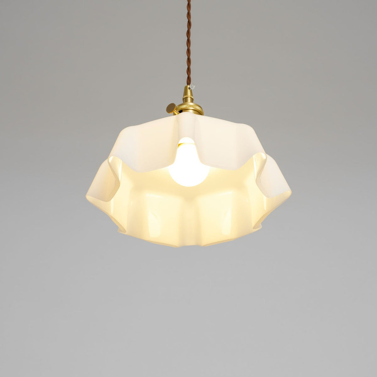 Hanging Ceiling Light Fixture Textured Dome Shade White Beige Pink Blue for Kitchen Island Dining Room Adjustable Height Indoor Pendant Lamp