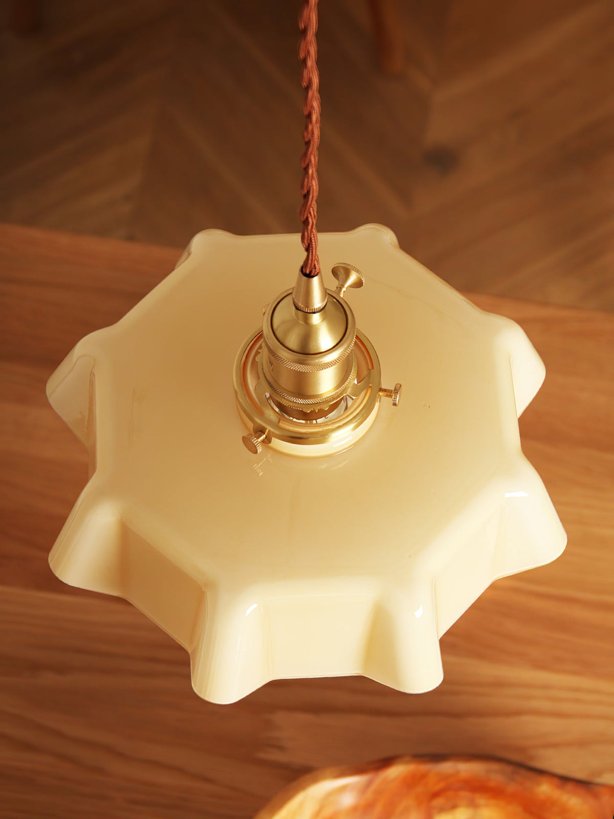 Hanging Ceiling Light Fixture Textured Dome Shade White Beige Pink Blue for Kitchen Island Dining Room Adjustable Height Indoor Pendant Lamp