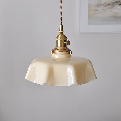Hanging Ceiling Light Fixture Textured Dome Shade White Beige Pink Blue for Kitchen Island Dining Room Adjustable Height Indoor Pendant Lamp