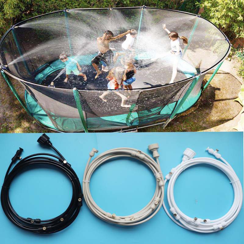 Irrigation System for Garden, Patio Misting System with Cooling Mist Nozzles, Garden Irrigation System for Plants