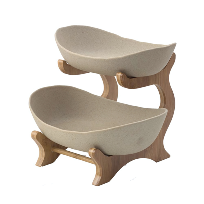 Fruit Bowls for Kitchen Counter 2 or 3 Tier, Tiered Fruit Bowl Fruit Stand for Countertop Storage and Display