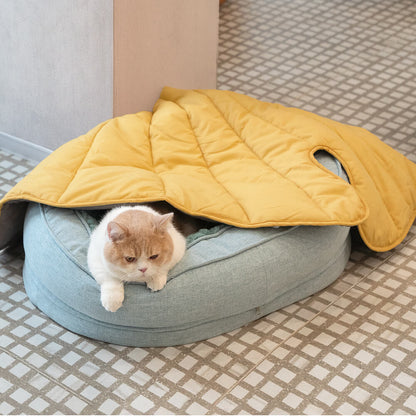 Round Bolster Pet Bed with Orthopedic Foam Support for Dogs | Raised Edge Calming Bed with Machine Washable Cover & Waterproof Liner