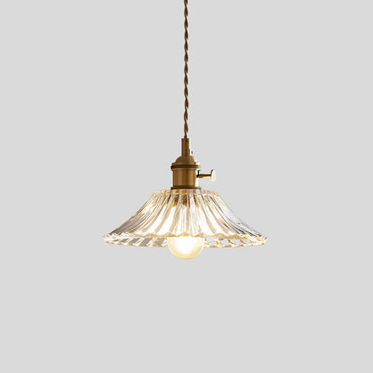 Adjustable Height Pendant Light with Clear Glass Shade Bronze Finish for Dining Table Kitchen Island Living Room Overhead Lighting