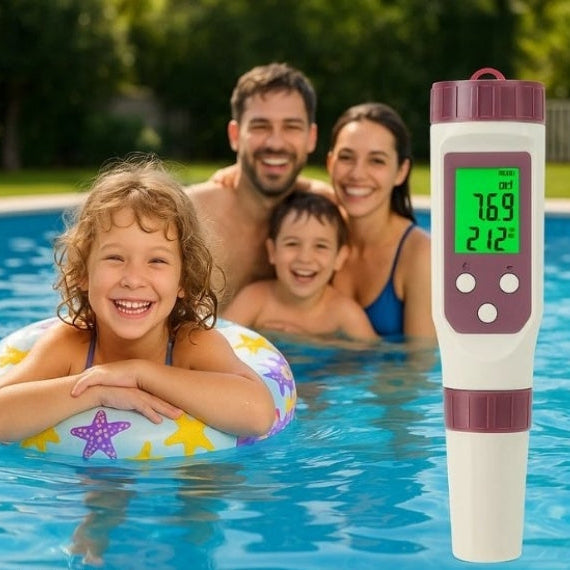 Water Quality Analyzer | 7-in-1 TDS Water Tester with App Integration | Accurate Water Tests for Pools and Spas
