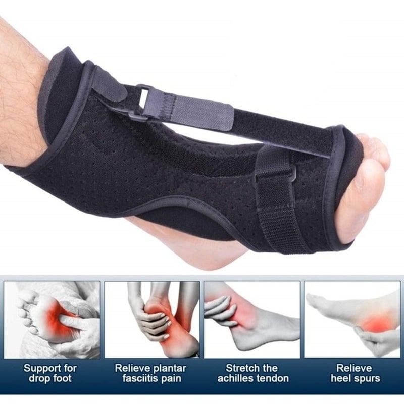 Adjustable Foot Support Brace for Overnight Relief – Comfortable Arch Support Splint for Men & Women